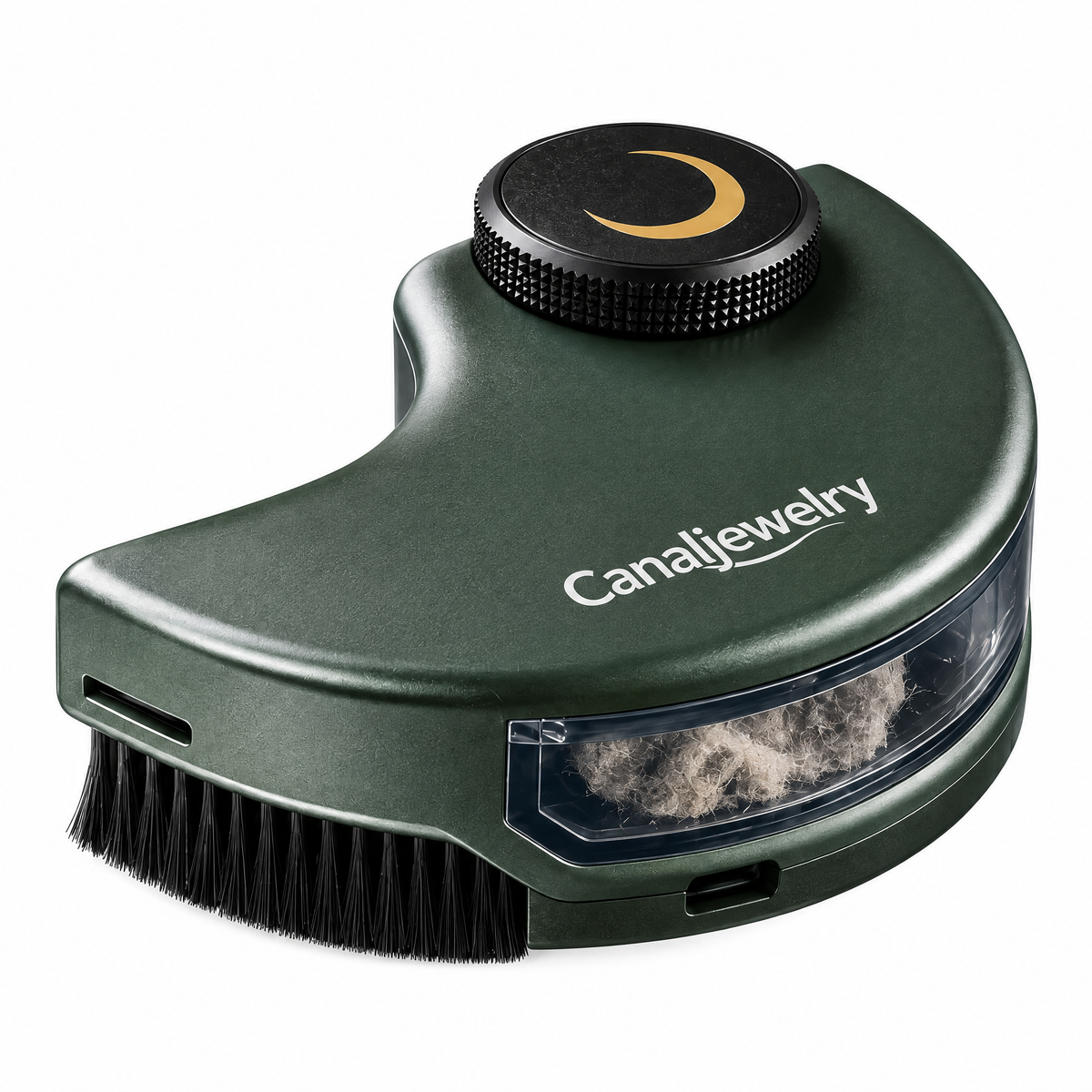 Canaljewelry™ Crescent Felt Keeper Table Brush