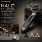 Canaljewelry™ Halo Spin Folding Cue Bridge