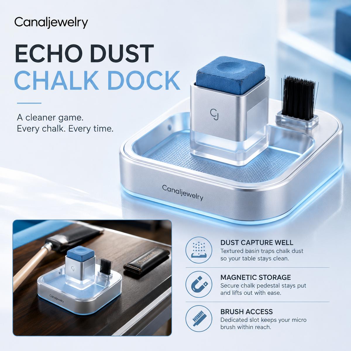 Canaljewelry™ Echo Dust Chalk Dock