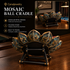 Canaljewelry™ Mosaic Billiard Ball Cradle