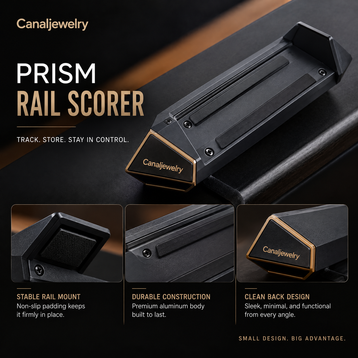 Canaljewelry™ Prism Rail Score Tracker