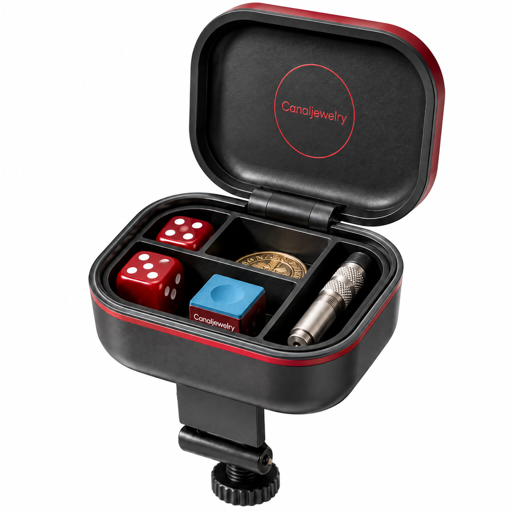 Canaljewelry™ Halo Dice Rail Caddy