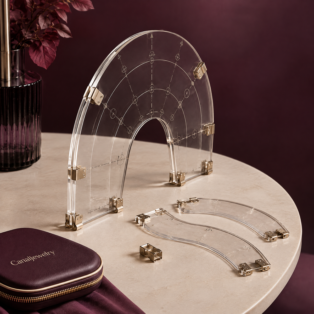 Canaljewelry™ Arc Frame Ball Spot Template