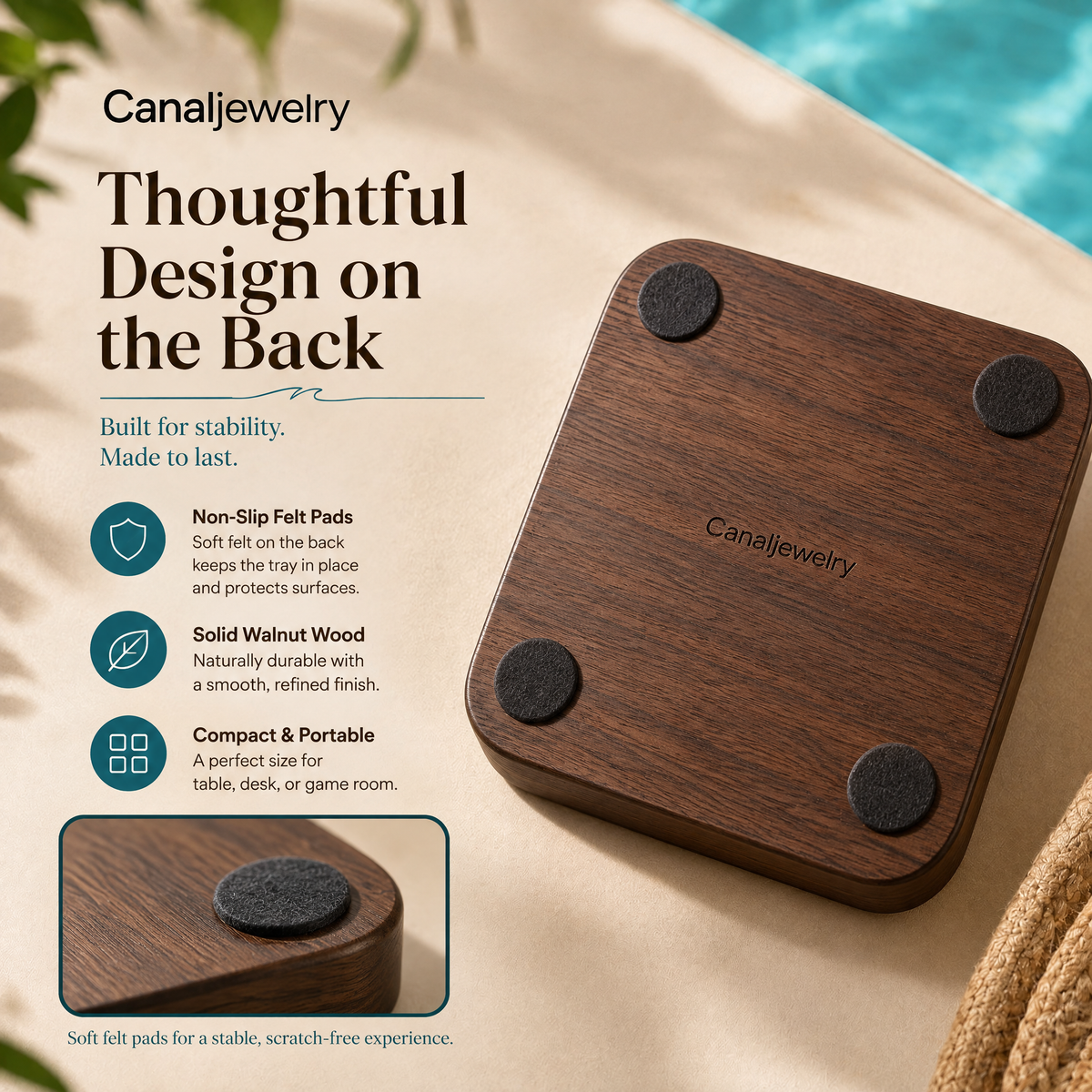 Canaljewelry™ Tide Pebble Table Marker Set