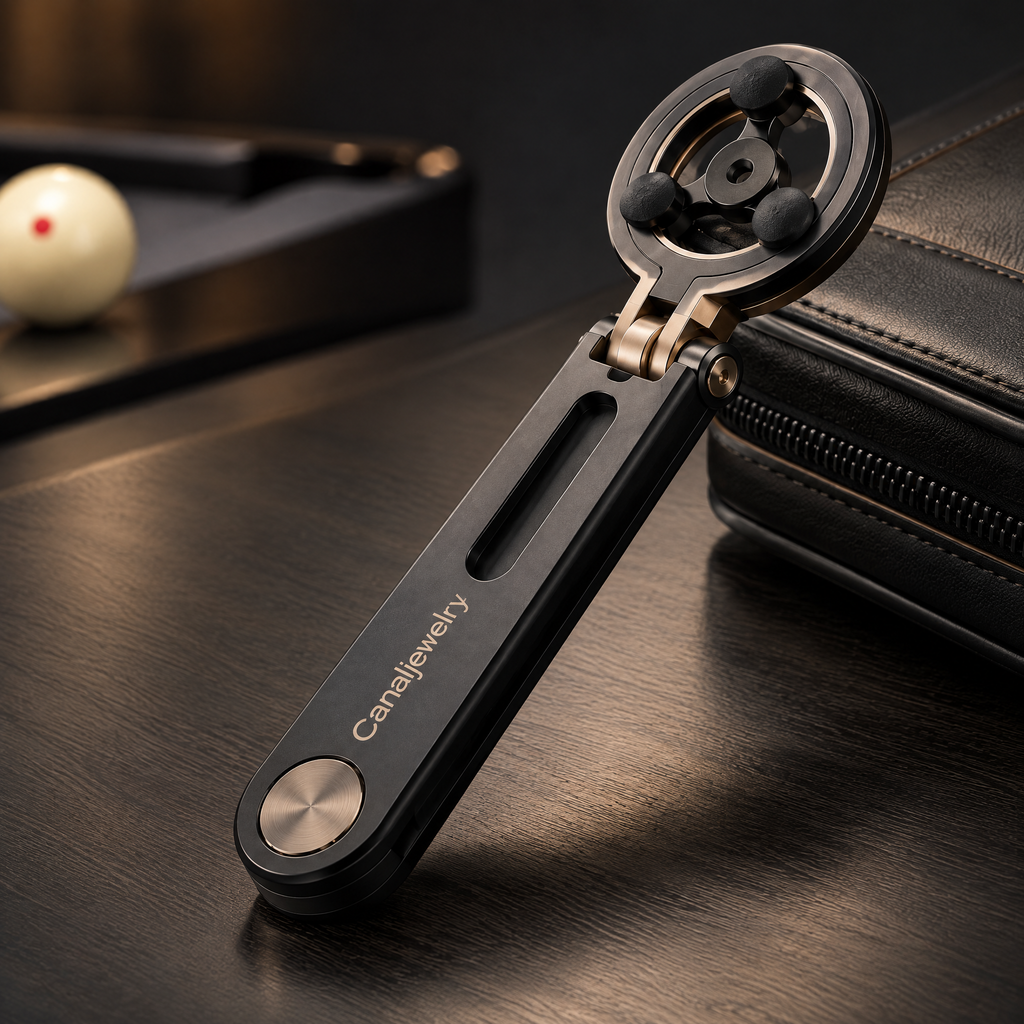 Canaljewelry™ Halo Spin Folding Cue Bridge